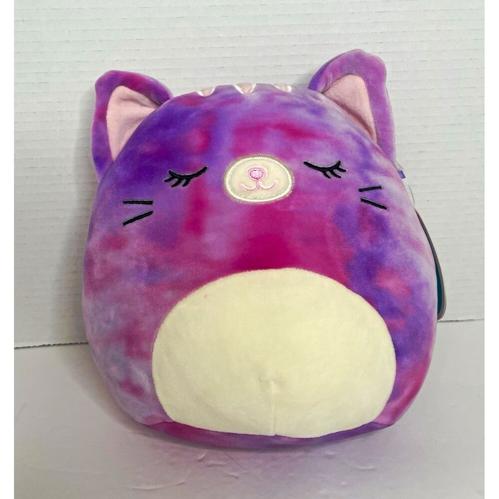 Squishmallow Caeli Cat Plush 7" toy purple pink NEW